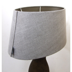 Lampa stołowa ceramiczna betonowa z abażurem 75cm